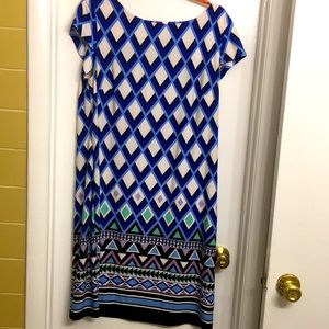 Gorgeous Geometric Print Maxi Dress